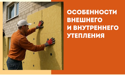 Какие особенности внешнего и внутреннего утепления в Белове