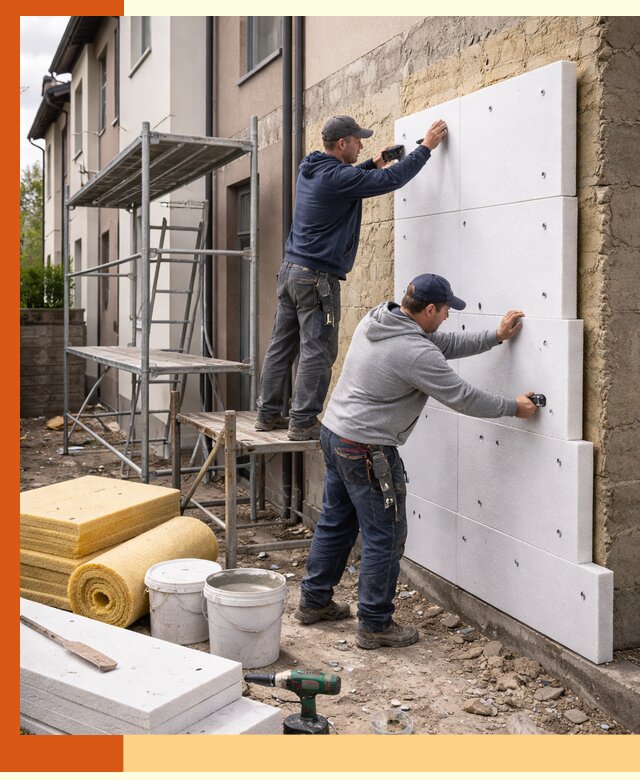 Утепление таунхауса с гарантией комфорта в Белове