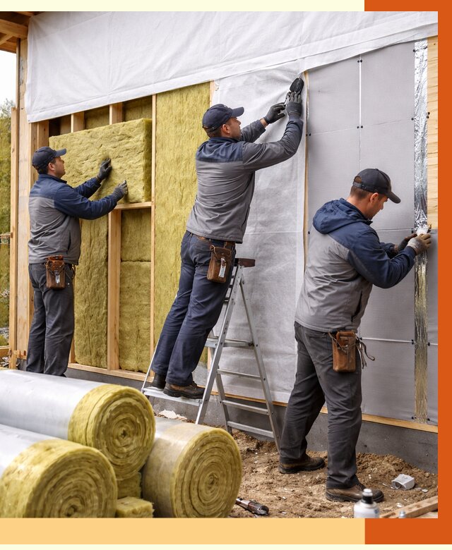 Утепление каркасного дома в Белове от 4561 руб./м2 — профессионально | ТепломастерБлв