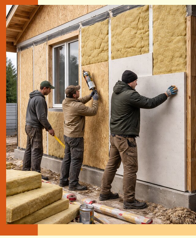 Профессиональное утепление дома из SIP-панелей в Белове