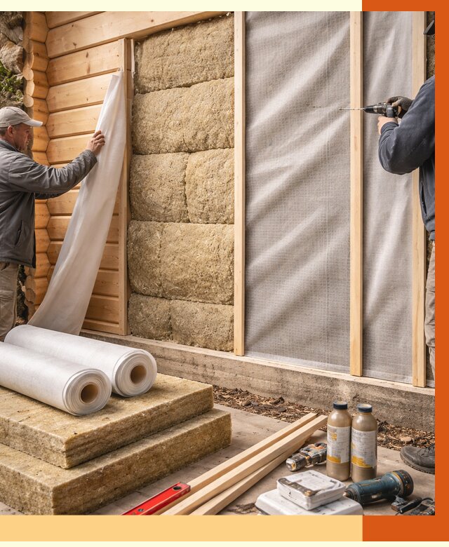 Утепление дома из минибруса в Белове от 4887 руб/м2 — заказать профессионально | ТепломастерБлв