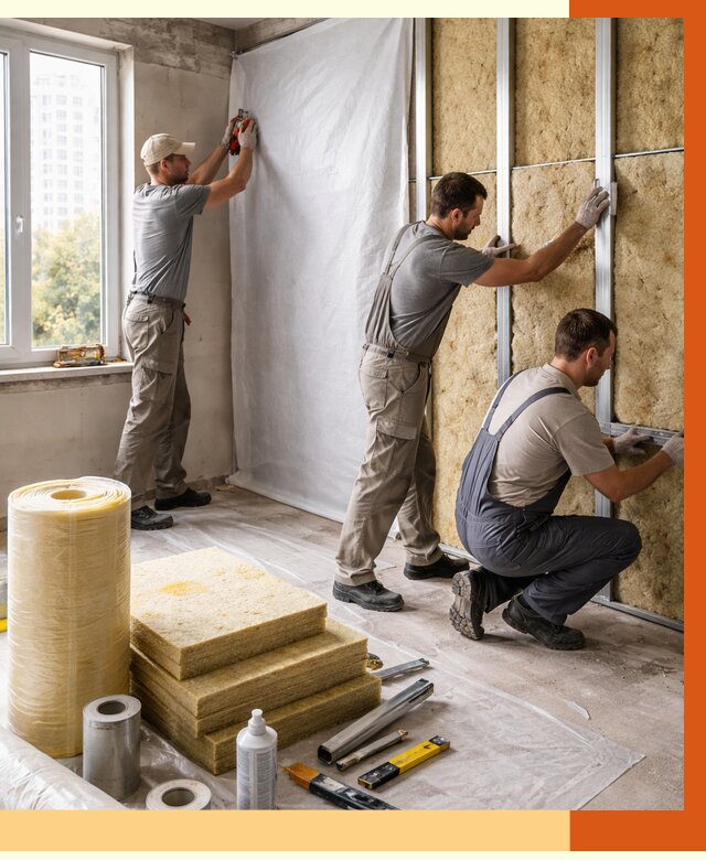 Утепление квартиры в Белове от 4887 руб/м2 — утеплить квартиру изнутри и снаружи | ТепломастерБлв