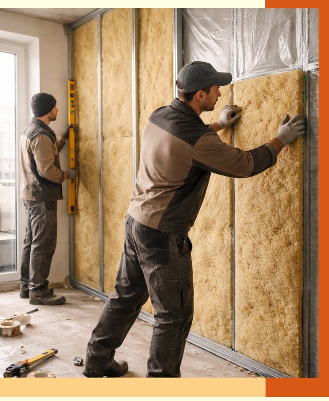 Утепление квартиры изнутри в Белове от 4724 руб. за м2 | Проф. работы ТепломастерБлв