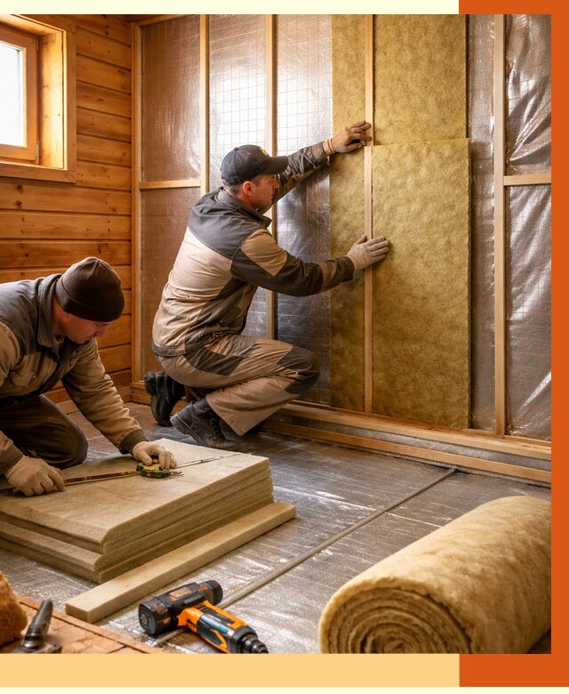 Утепление бани изнутри в Белове под ключ от 4561 руб./м² | ТепломастерБлв