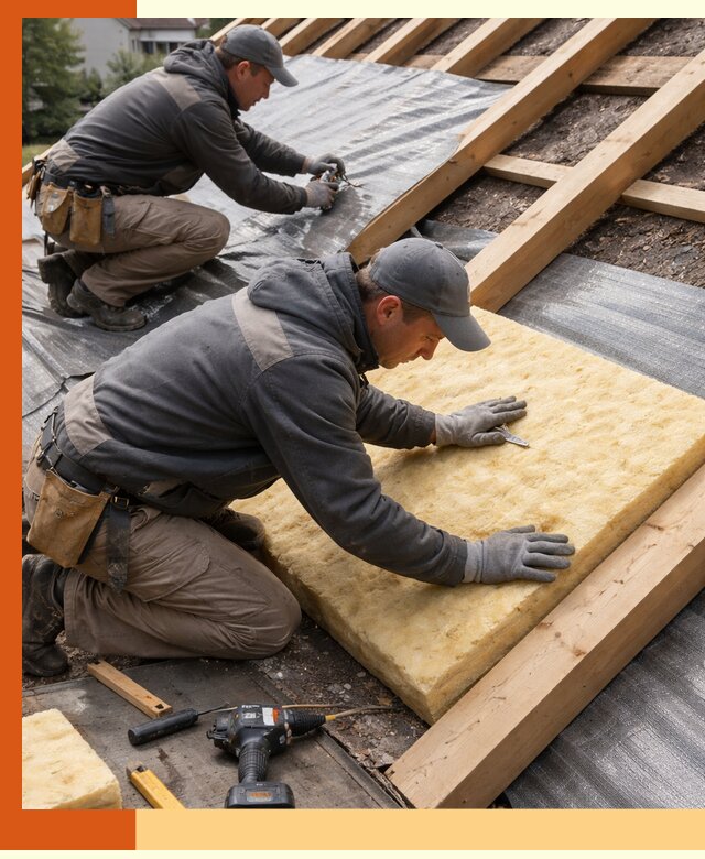 Профессиональное утепление крыши в Белове качественно и надежно