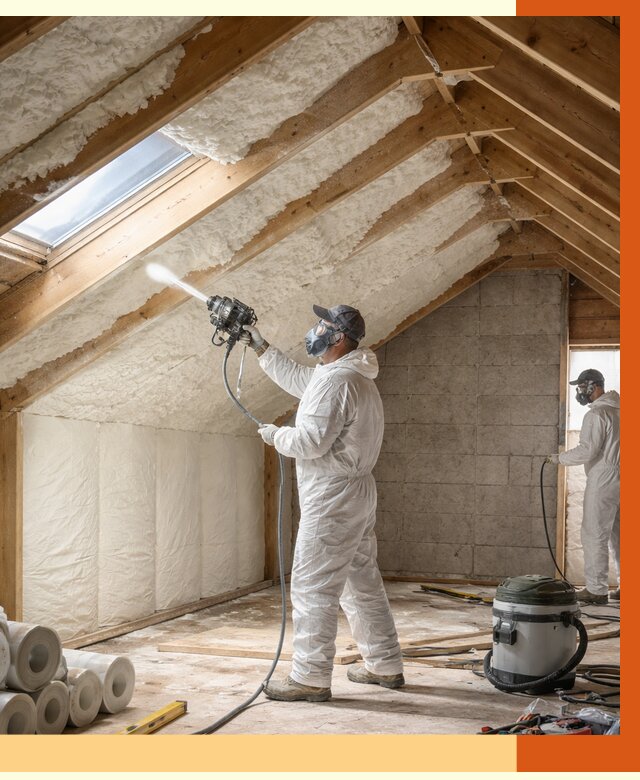 Утепление мансарды ППУ в Белове от 2986 руб./м² — заказать под ключ | ТепломастерБлв