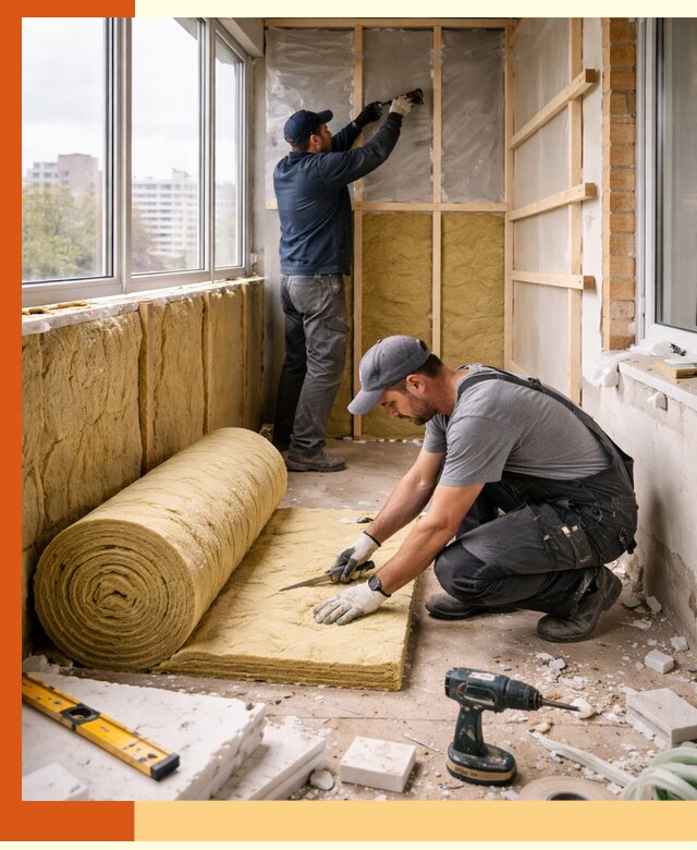 Утепление балкона под ключ в Белове качественно и быстро