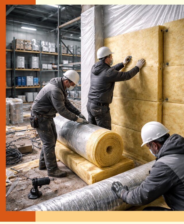 Утепление склада химсырья в Белове: безопасная и эффективная изоляция