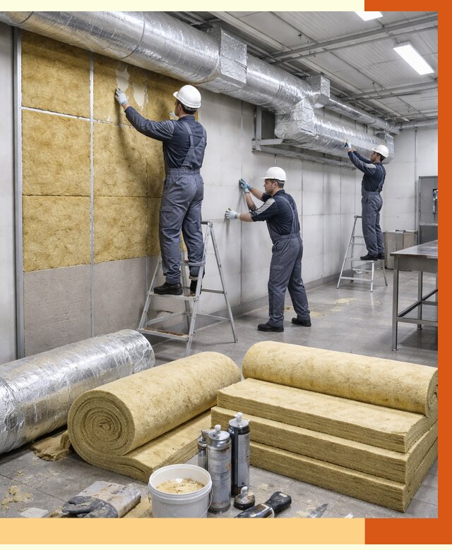 Утепление пищевого цеха в Белове от 13574 руб./м² — комплексно под ключ | ТепломастерБлв