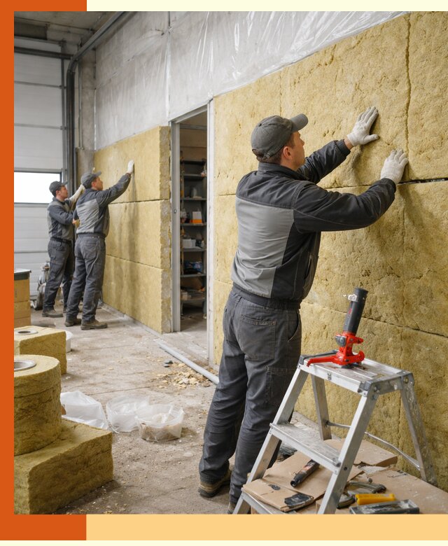 Утепление автосервиса и мастерских в Белове качественно и надёжно