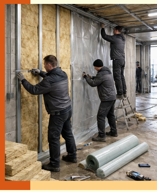 Профессиональное утепление автомойки в Белове для любого типа помещений