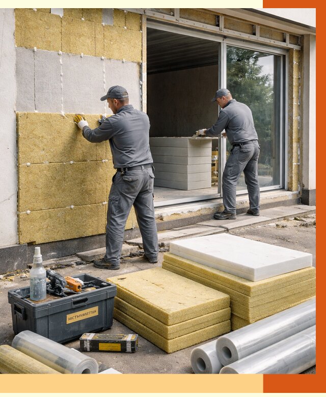 Утепление торгового павильона в Белове от 15746 руб./м² под ключ | ТепломастерБлв