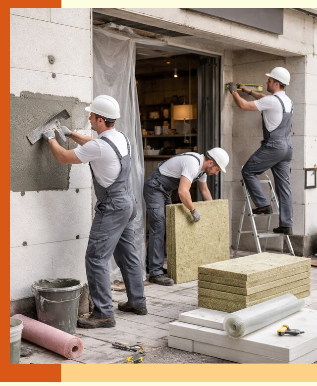 Утепление кафе в Белове: профессиональная теплоизоляция и монтаж