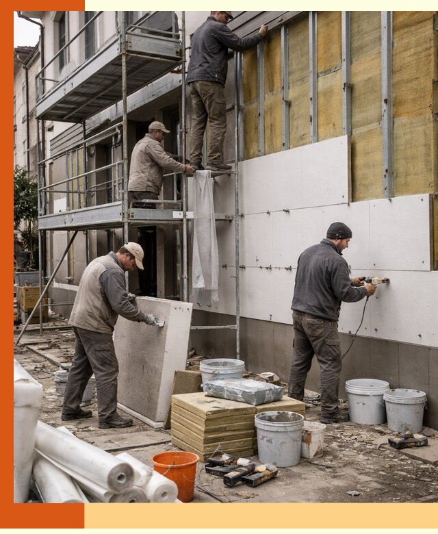 Утепление гостиницы под ключ в Белове с гарантией качества