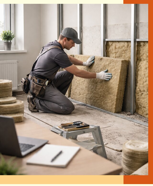 Утепление офиса в Белове от 4887 руб/м2 — комплексное утепление офиса под ключ | ТепломастерБлв