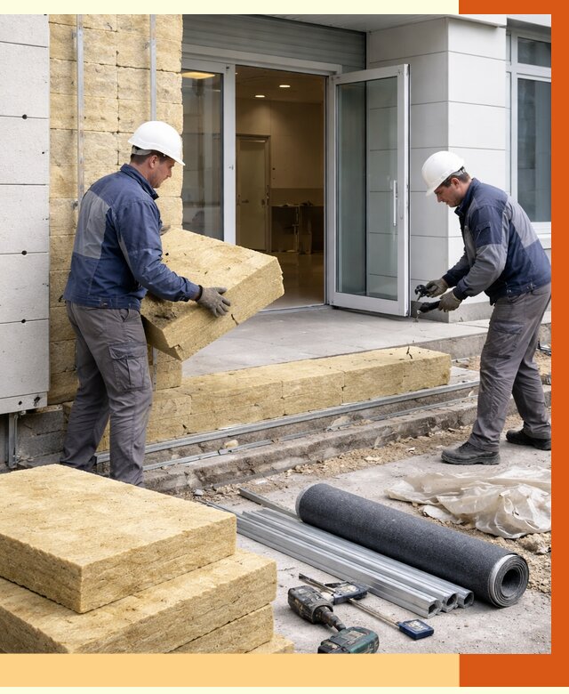 Утепление медицинского центра в Белове под ключ от 13574 руб./м² | ТепломастерБлв