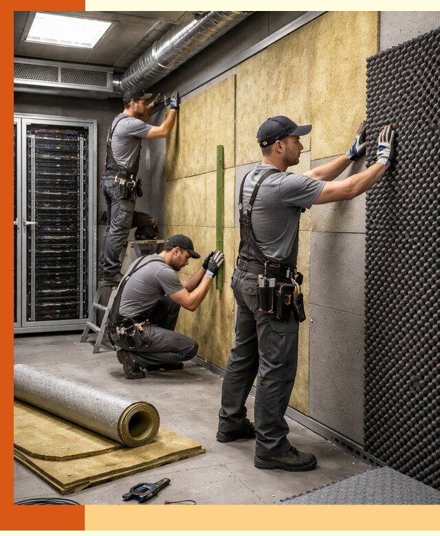 Утепление серверной комнаты профессионально в Белове