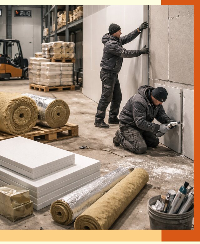 Утепление холодного склада в Белове от 9230 руб/м2 — комплексное под ключ | ТепломастерБлв