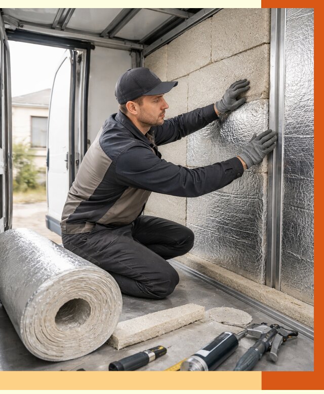 Утепление фургона рефрижератора в Белове от 13574 руб./м² под ключ | ТепломастерБлв