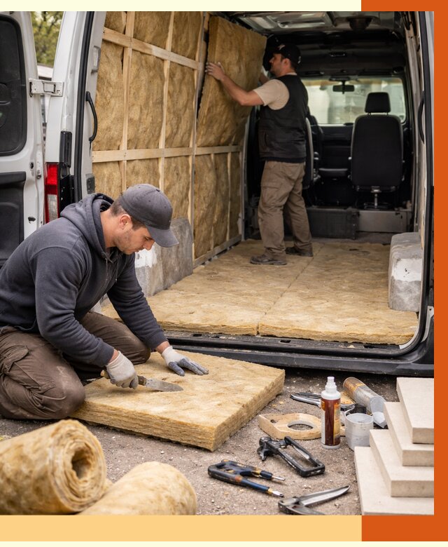 Утепление кемпера в Белове под ключ от 13031 руб. — профессионально | ТепломастерБлв