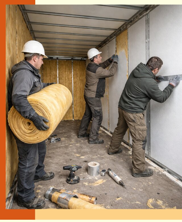 Утепление рефрижераторного контейнера в Белове профессионально и надежно