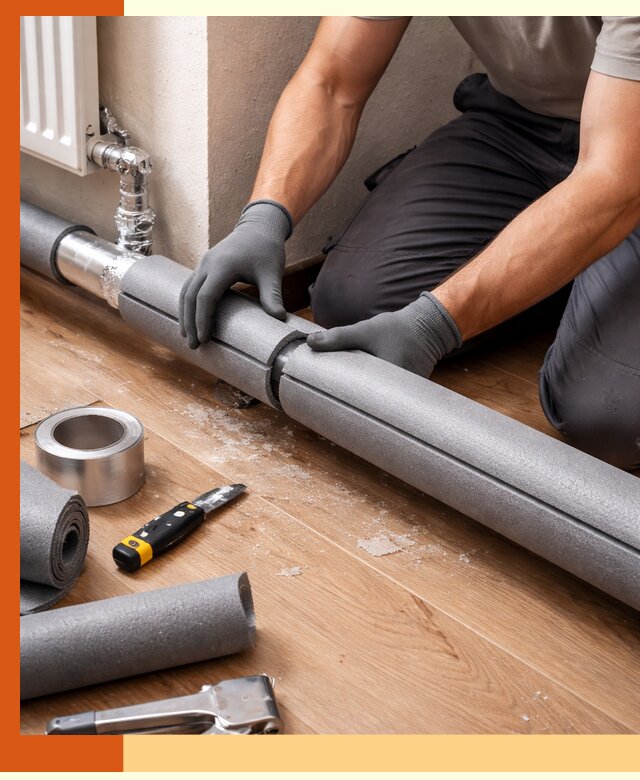 Утепление труб отопления в Белове: теплоизоляция и защита сети