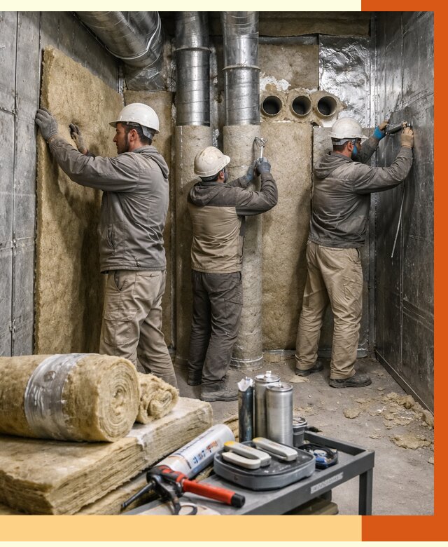 Утепление венткамеры в Белове под ключ от 1575 руб. — профессионально | ТепломастерБлв