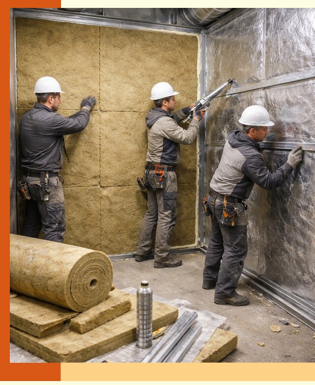 Утепление венткамеры в Белове — качественная теплоизоляция и шумопоглощение