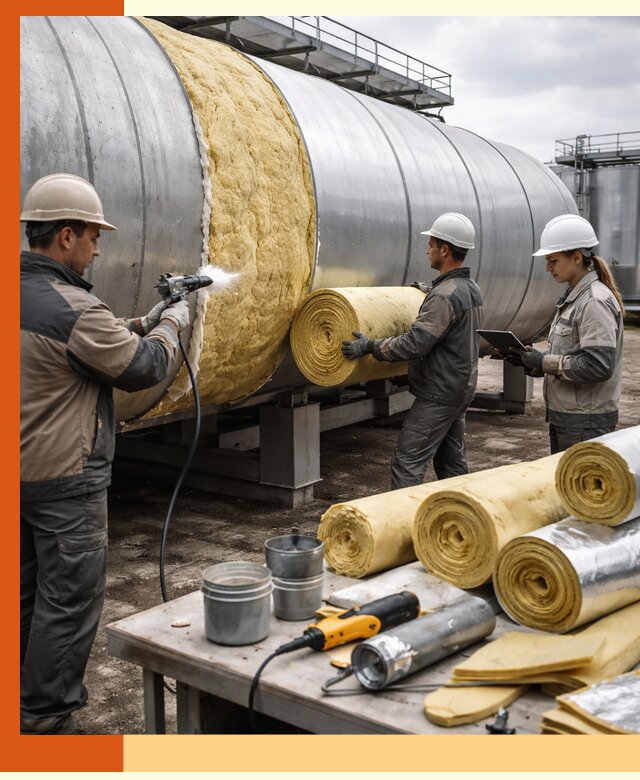 Утепление цистерны в Белове — утеплители и монтаж под ключ