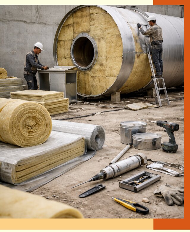 Утепление резервуара с топливом в Белове от 29862 руб. под ключ | ТепломастерБлв