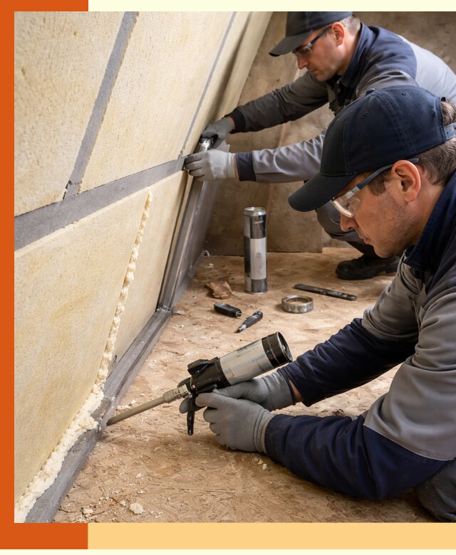 Герметизация стыков ППУ в Белове — надежное уплотнение швов