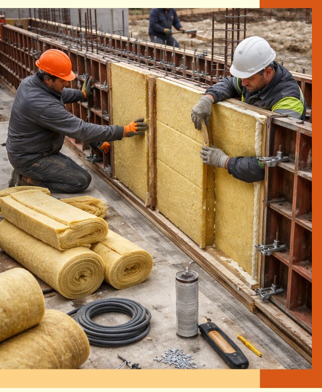 Теплоизоляция опалубки в Белове от 7818 руб. за м2 — услуги и монтаж | ТепломастерБлв