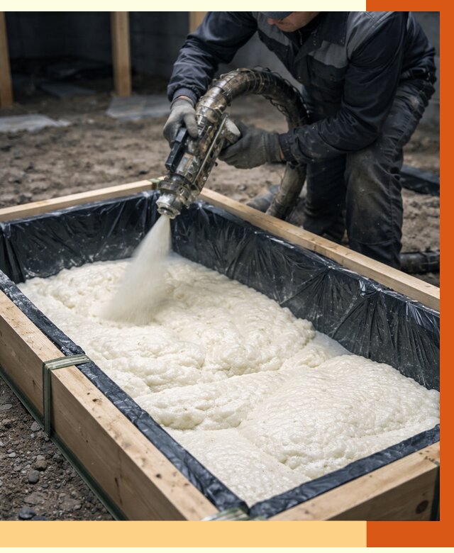 Заливка ППУ в формы в Белове от 2715 руб. — утепление форм под ключ | ТепломастерБлв