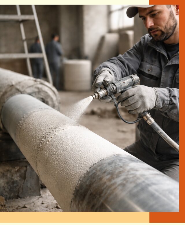 Утепление труб жидкой теплоизоляцией в Белове от 8144 руб. под ключ | ТепломастерБлв