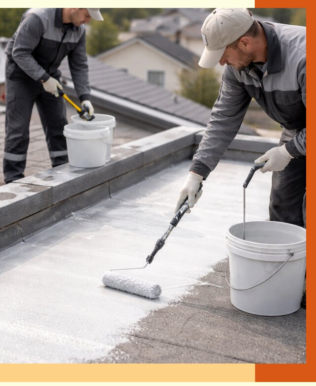 Утепление кровли жидкой теплоизоляцией в Белове от 2335 руб./м2 | ТепломастерБлв