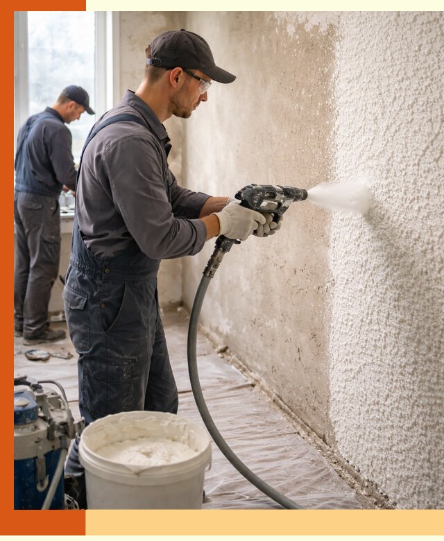 Утепление стен жидкой теплоизоляцией в Белове для квартир и домов