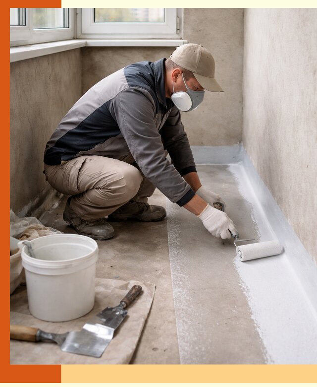 Утепление балкона жидкой теплоизоляцией в Белове