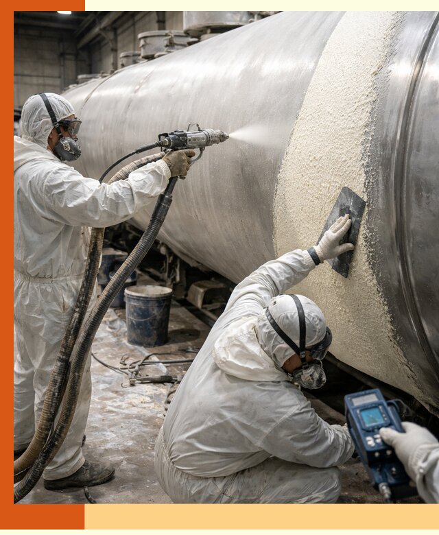 Утепление автоцистерн жидкой теплоизоляцией в Белове