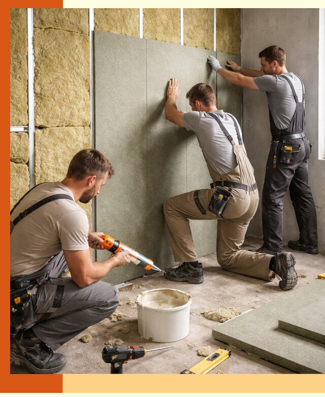 Профессиональная шумоизоляция стен в Белове для квартир и домов