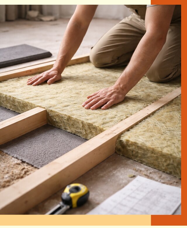 Шумоизоляция пола в Белове от 1357 руб./м² — профессиональная звукоизоляция | ТепломастерБлв