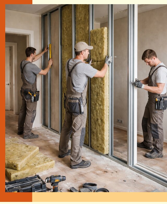 Шумоизоляция межкомнатных перегородок в Белове эффективно и надёжно