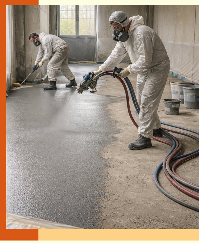 Гидроизоляция полимочевиной полов и конструкций в Белове