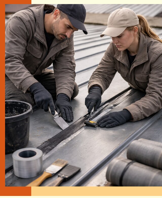 Гидроизоляция фальцевой кровли в Белове качественно и надежно