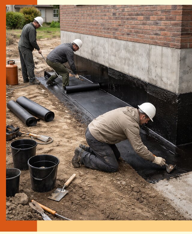 Гидроизоляция фундамента в Белове: надежная защита строений