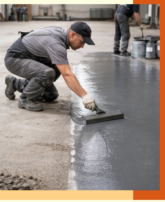 Гидроизоляция промышленного пола в Белове от 1303 руб./м2 — ТепломастерБлв специалисты под ключ