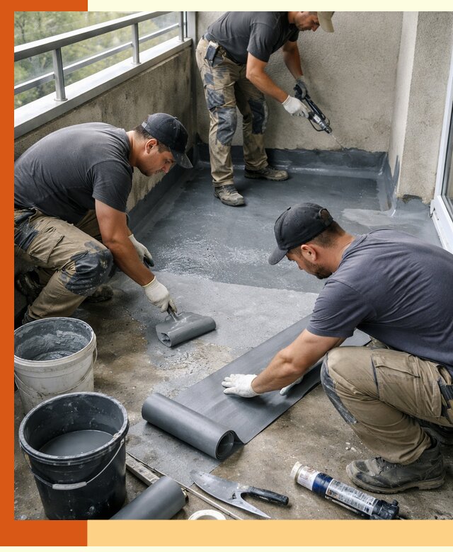 Гидроизоляция балкона в Белове: надежная защита от протечек