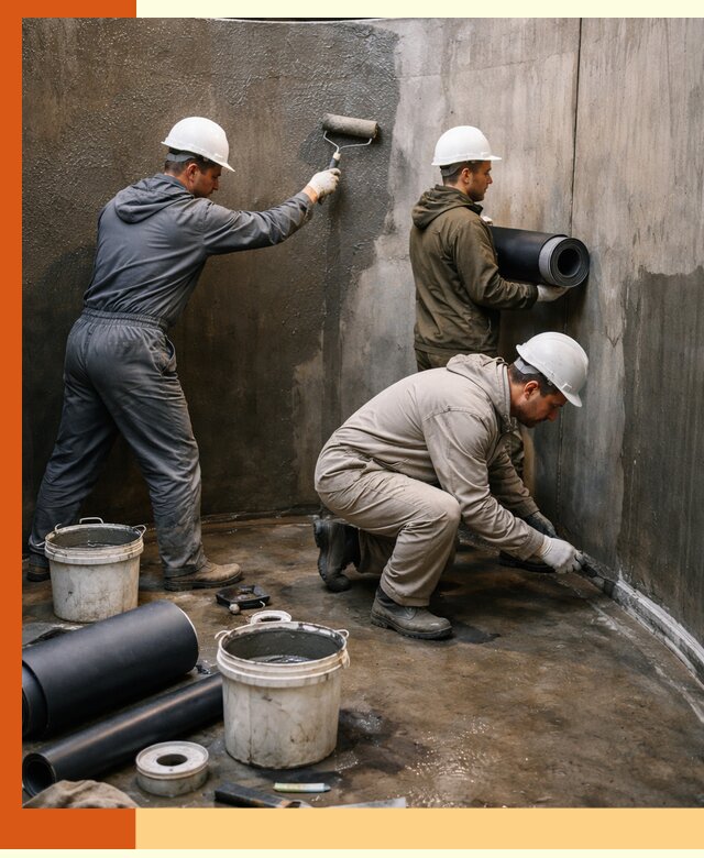 Гидроизоляция резервуара профессионально в Белове