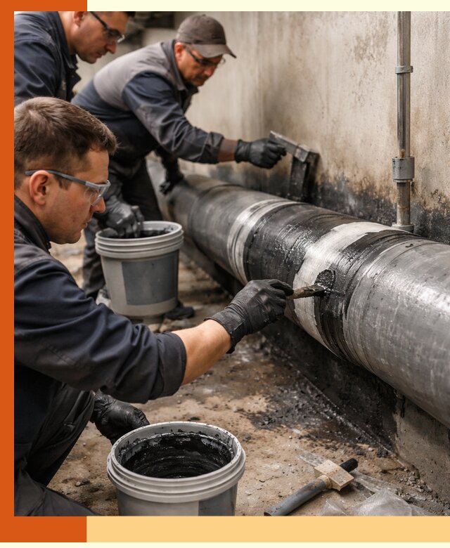 Гидроизоляция труб в Белове — защита и герметизация коммуникаций