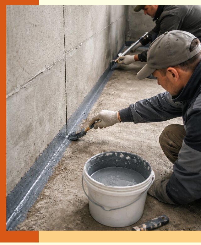 Гидроизоляция швов зданий и конструкций в Белове