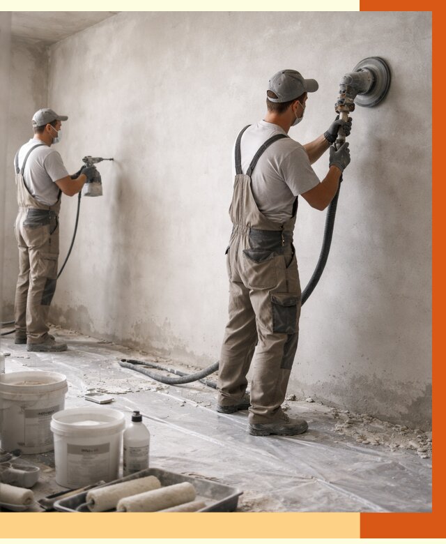 Подготовка поверхности под напыление в Белове от 1303 руб. — ТепломастерБлв